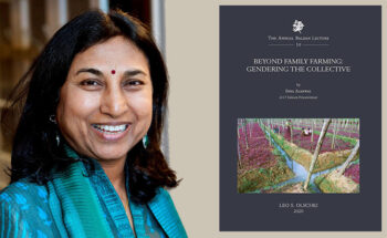 Annual Balzan Lecture Bina Agarwal